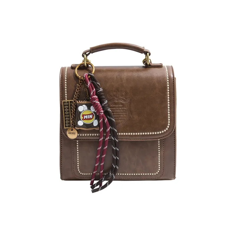 Gerlanx PU Backpack Small Size Women's Dark Tea/Burgundy/Brown/Coffee-0