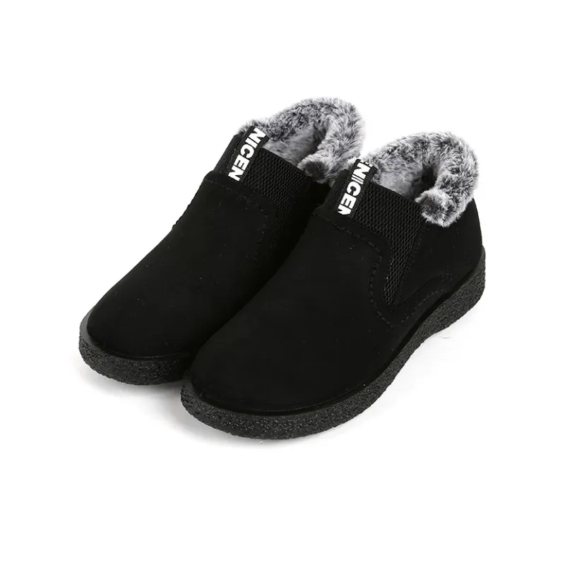 Old Meihua Cushioning Mid Top Casual Shoes Women's Black-2
