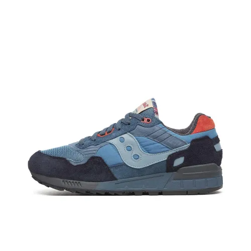 Faherty x Saucony Shadow 5000 Anti Slip Wear Resistant Low Top Casual Running Shoes Unisex Blue