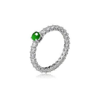 YUANYUXIANG Ice Glutinous Jadeite Rings Women's