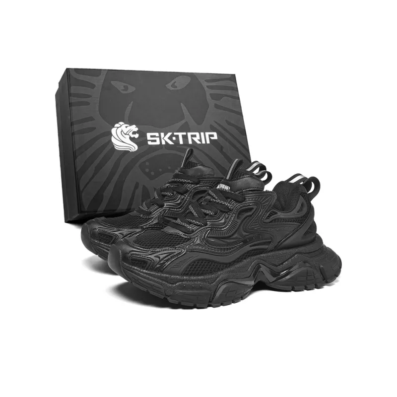 SK.TRIP Crossbow Series Bow And Crossbow Set 5 Cushioned Wear-Resistant Height Increasing Low-Top Chunky Sneakers Men's-13