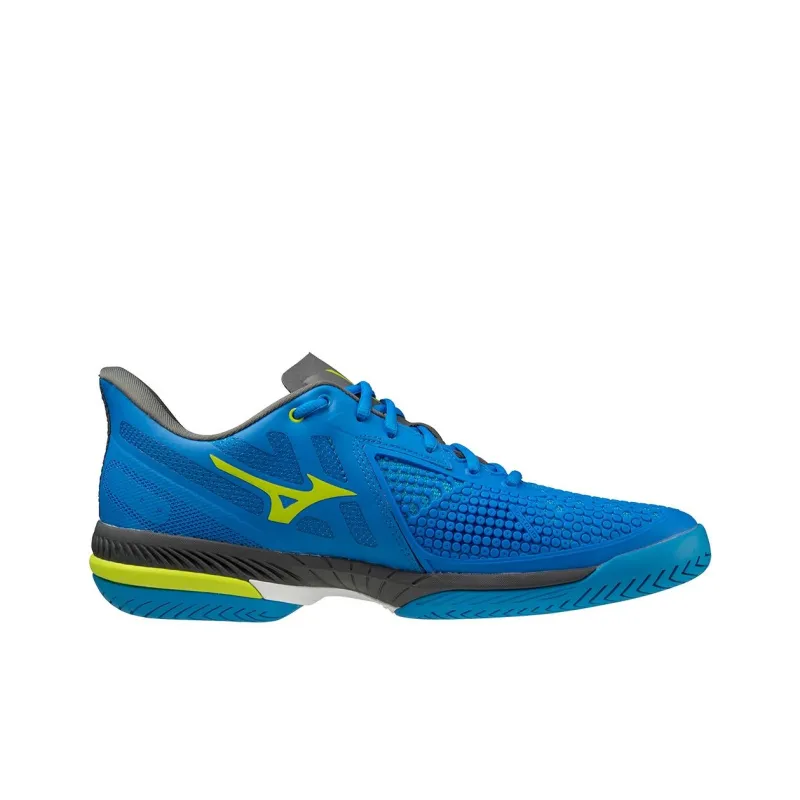 Mizuno Wave Exceed Tour 5 Abrasion Resistant Low Top Tennis Shoes Men's Blue-1