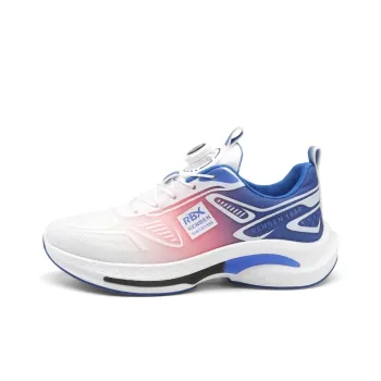 RENBEN Cushioning Breathable Rebound Low Top Casual Shoes Men's White Blue Pink