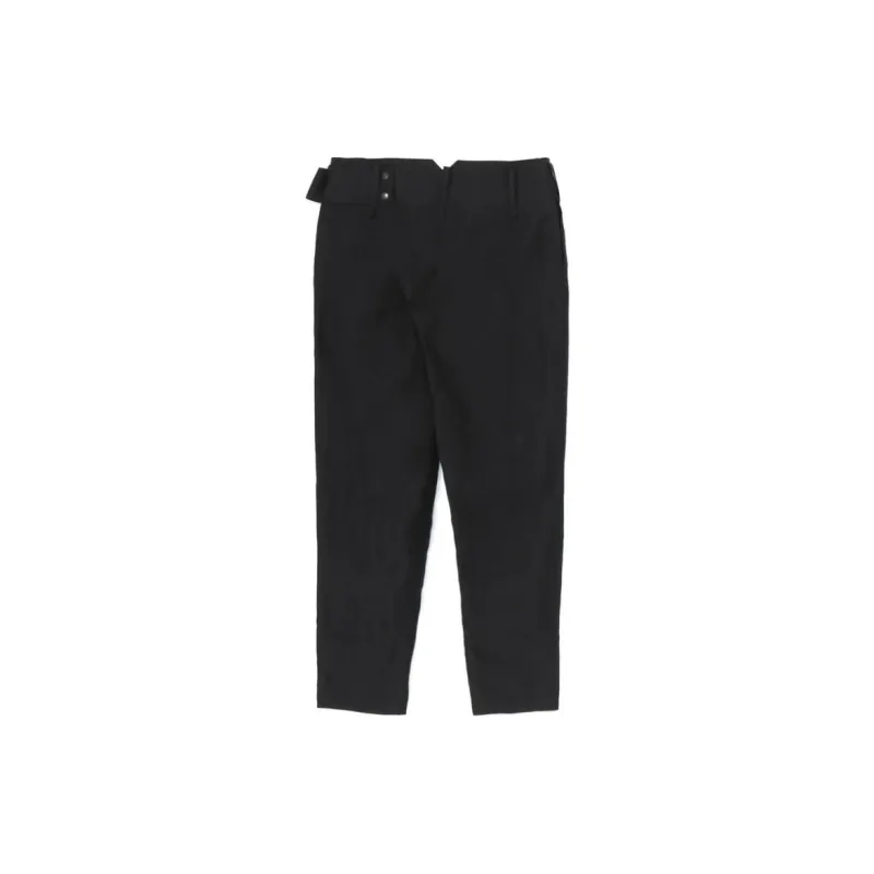 Yohji Yamamoto Belted Straight-leg Trousers-1