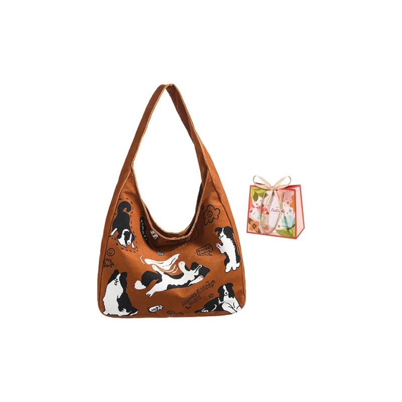 Cwatcun Fabric Shoulder Bag Regular Women's Multicolor-2