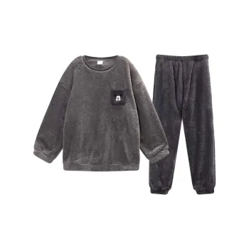 GUKOO x Disney Mickey Series Pajama Set Men's Mist Gray
