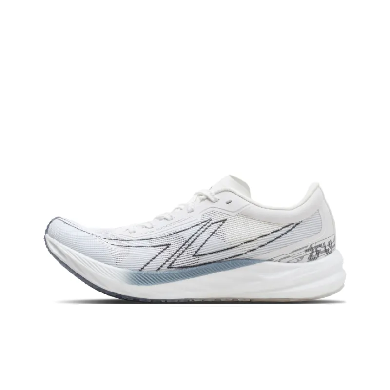 AVOCCO Breathable Lightweight Rebound Low-Top Full Palm Spatula Carbon Plate Running Shoes Unisex ZFLY Fluttering Wings-0