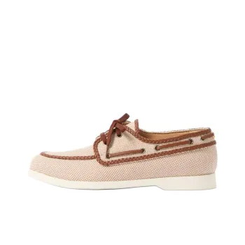Valentino Boat Shoes Men's Beige