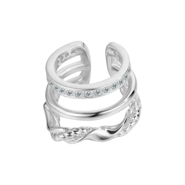 NIANNIANXI S925 Silver Clip On Earrings Unisex-0