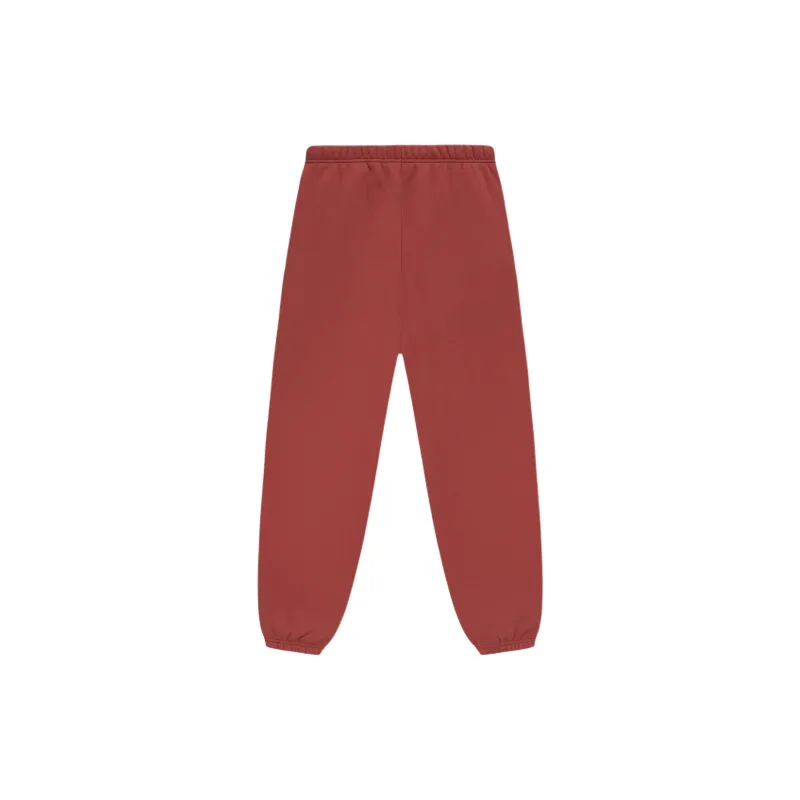 Fear Of God Essentials Logo embroidered 'Crimson' Track Pants-1