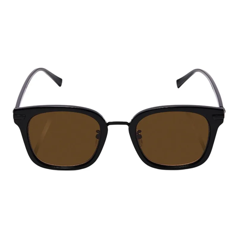LAPIZ SENSIBLE. Acetate Metal Square Sunglasses Men's Black-2