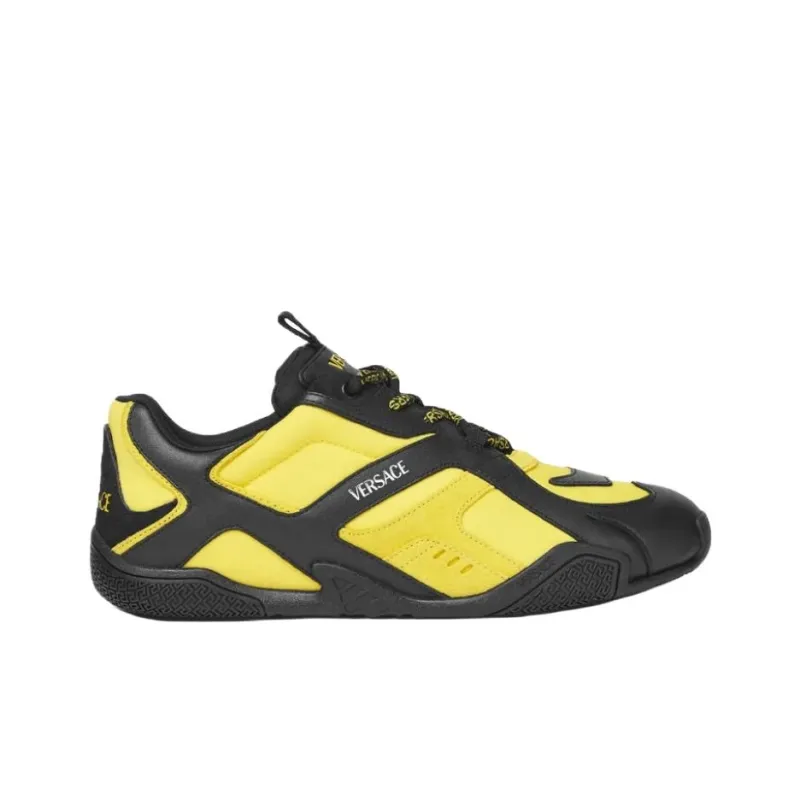 VERSACE Galaxia Low Top Casual Shoes Men's Yellow-1