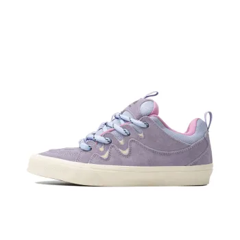 GOLUCK Coverage Cushioning Abrasion Resistant Low Top Skateboard Shoes Unisex Purple