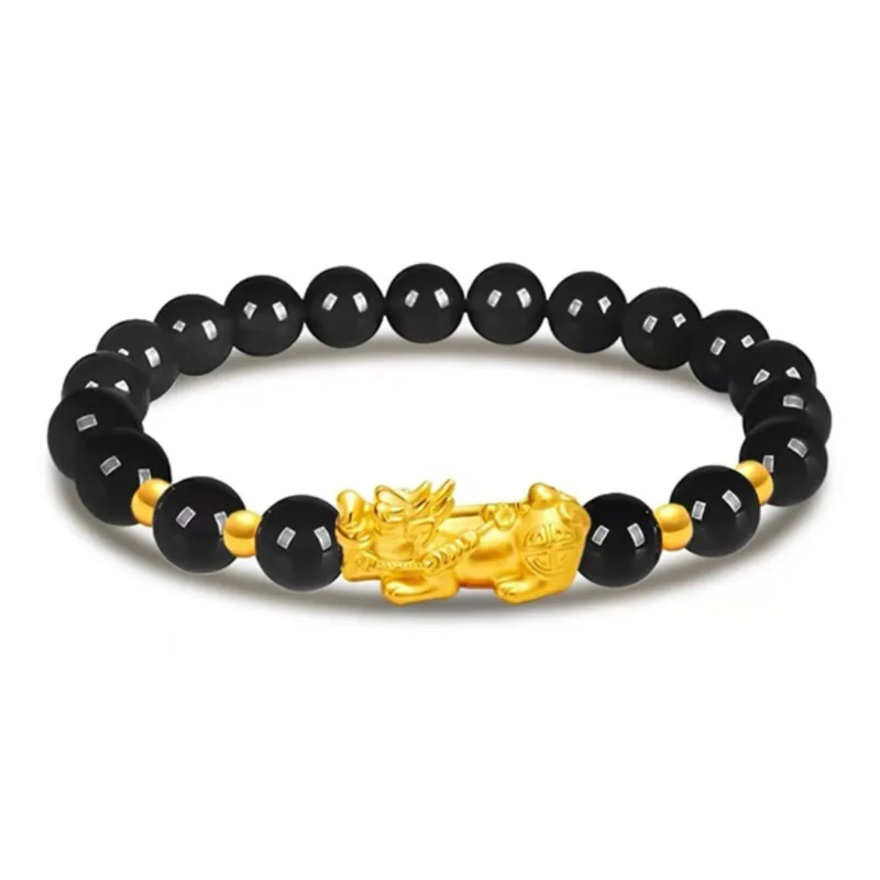 SINO GEM Gold Bracelet Unisex-5
