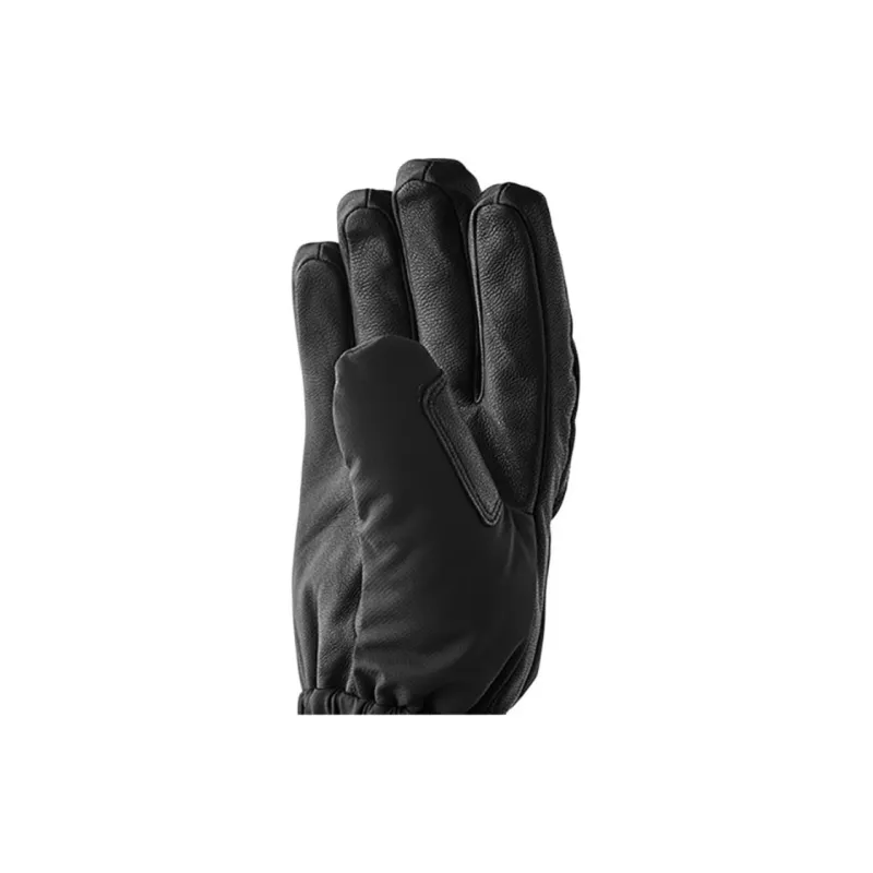 HESTRA Polyamide Goatskin Leather Gloves Unisex Black-1
