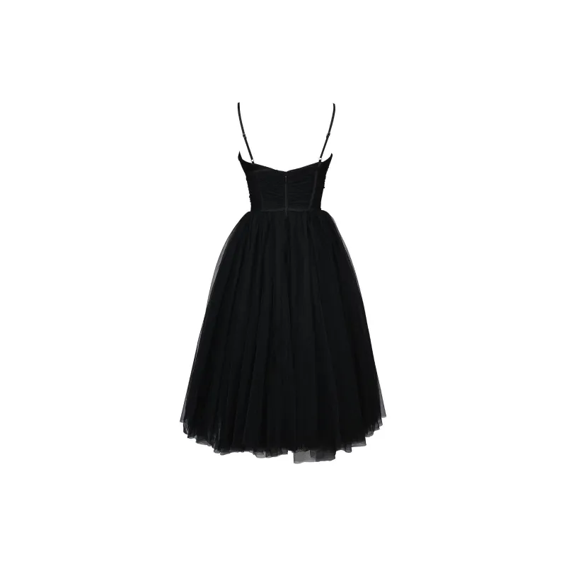 HOUSE OF CB Countess Slip Dress Women's BLACK/Black-1
