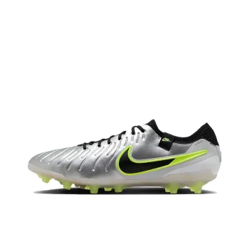 Nike Tiempo Legend 10 Elite AG Pro Metallic Silver Volt Black