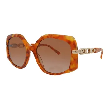 MICHAEL KORS Plastic Irregular Shape Sunglasses Women's Tortoiseshell