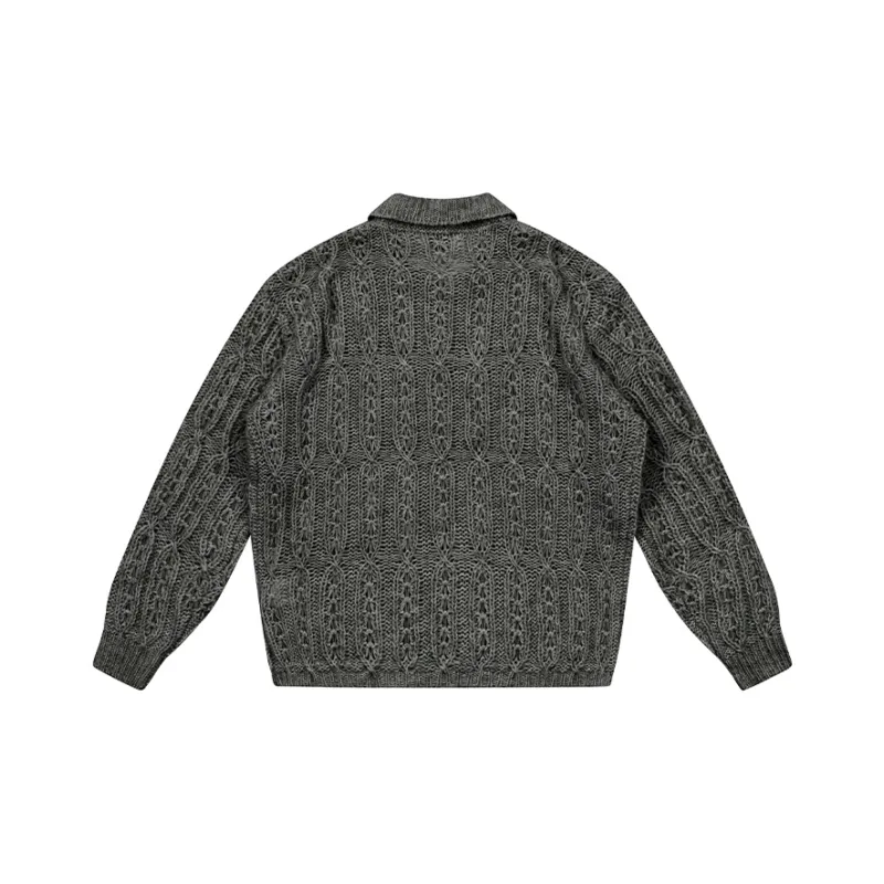 EMPTY REFERENCE Sweater Unisex Black-1