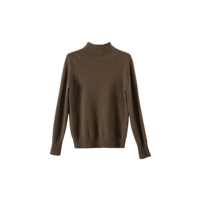 Late White Knitwear Women's Coffee-1