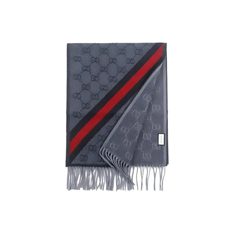 GUCCI GG Knit Scarves Unisex-2