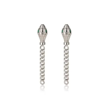 QLADY S925 Silver Stud Earrings Women's