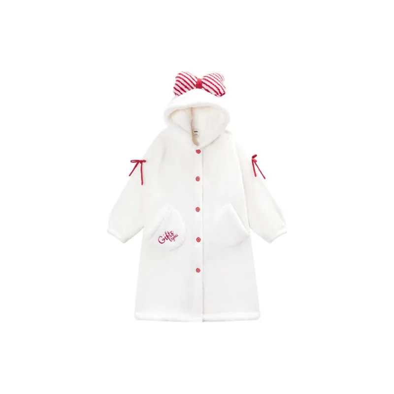 YSO Pajama Robe Women's Raw White-0