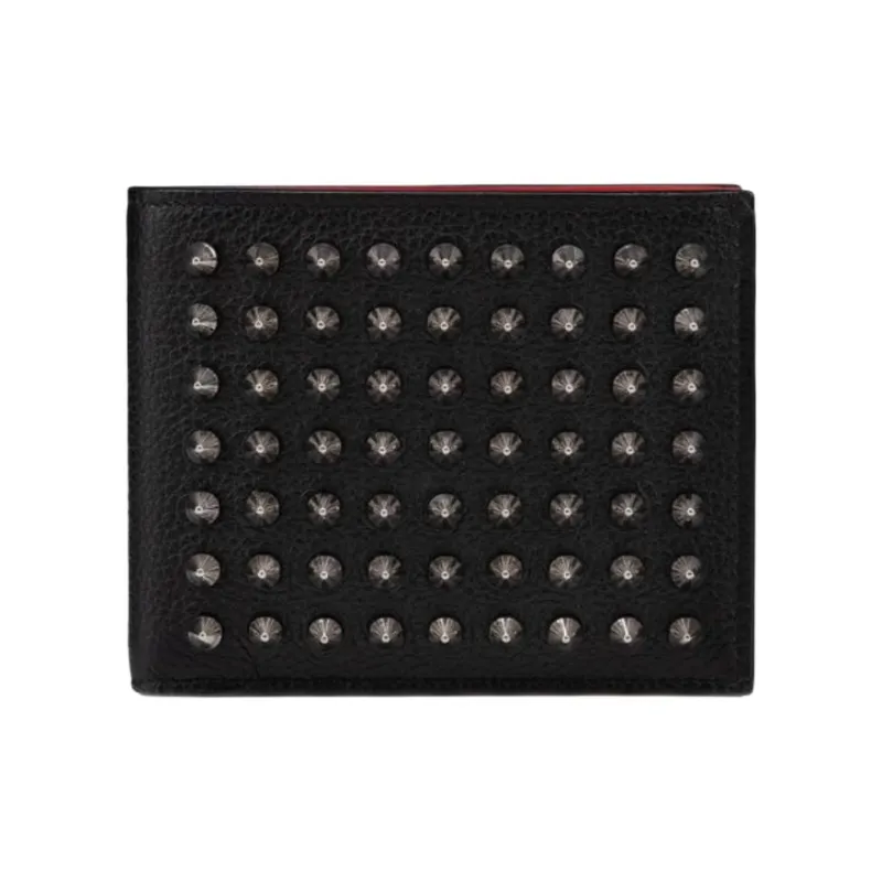 CL LUBOTING Funky Calfskin Wallet Men's Black-0