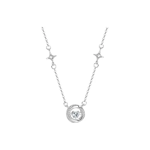 KINGFOCUS Sterling Silver Collarbone Chain Women's