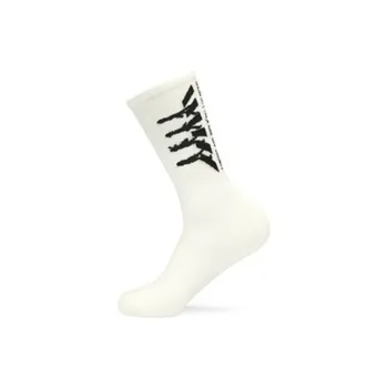 Skechers Funny Monster Mid-Calf Socks Unisex 1 Pack Marshmallow White