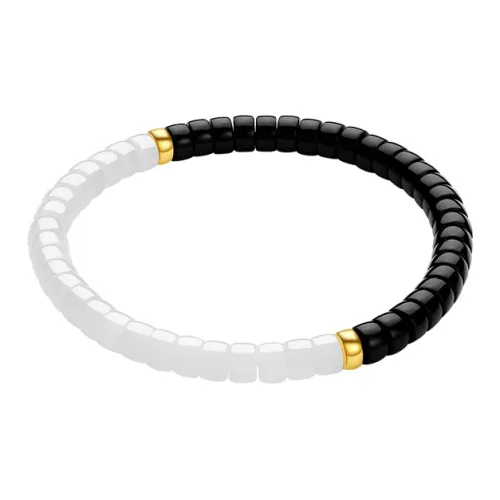 CHOW TAI SENG Hetian Jade Bracelets White Jade Unisex