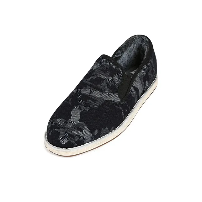 Old Meihua Anti-Slip And Wear-Resistant Lightweight Low-Top Canvas Shoes Men's Blue-1
