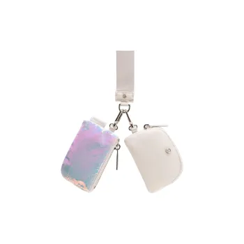 Lululemon Polyester Coin Purse Women's Rainbow Multicolor Bone