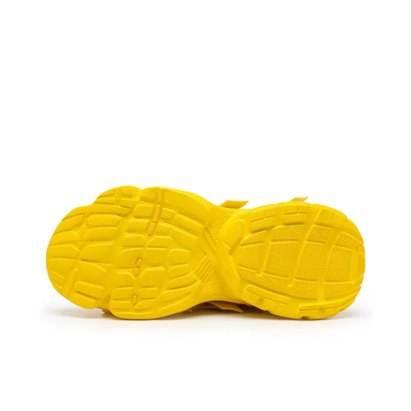 Singing Abrasion Resistant, Breathable, Lightweight Low Top Chunky Sneakers Unisex Yellow-6