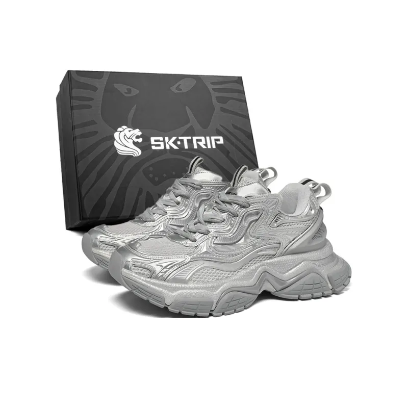 SK.TRIP Crossbow Series Bow And Crossbow Set 5 Cushioned Wear-Resistant Height Increasing Low-Top Chunky Sneakers Men's-19