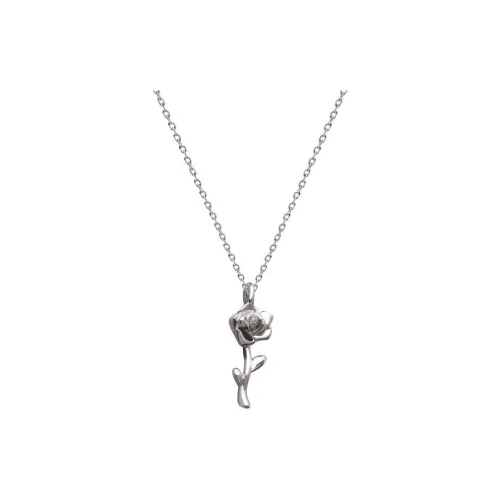 BLESSED BULLET Silver Necklaces Womens
