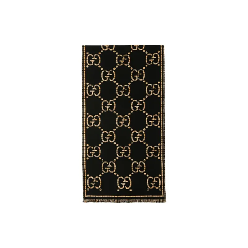 GUCCI GG jacquard Wool Scarf-1
