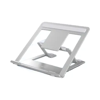 Deli Desktop Height Increasing Aluminum Alloy Radiator Foldable Portable Computer Stand