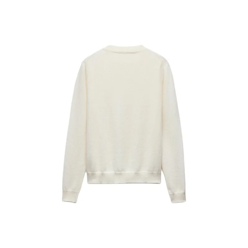 ZARA Cashmere Sweater Women's Beige-1