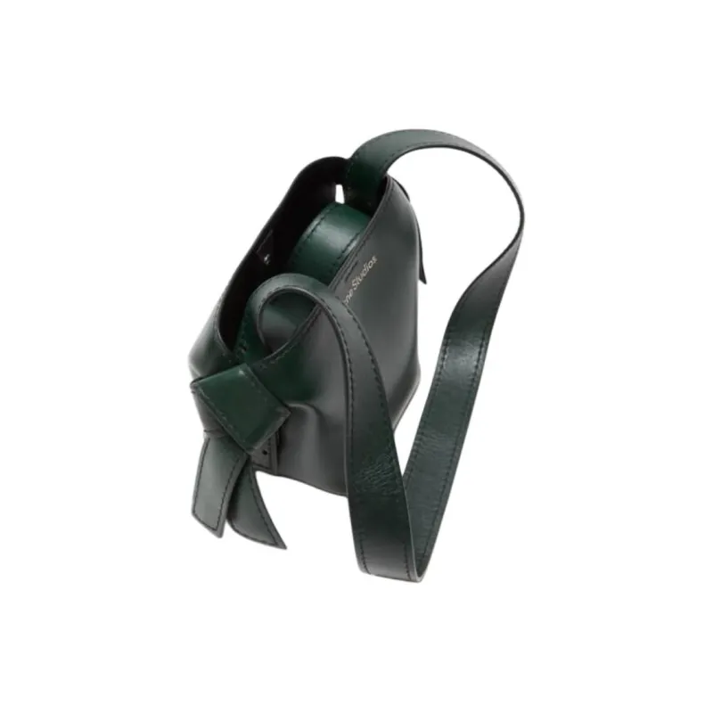 Acne Studios Calfskin Shoulder Bag, Crossbody Bag, Handbag Mini Women's Olive Green-2