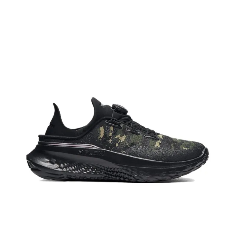 Under Armour SlipSpeed Anti Slip Wear Resistant Low Top Casual Running Shoes Unisex Black-1