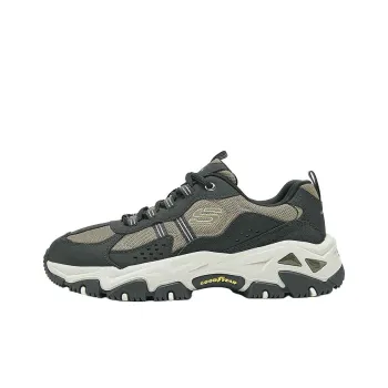 Skechers OUTDOOR Anti-Slip Wear-Resistant Low-Top Outdoor Shoes Men's Khaki