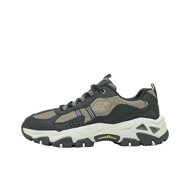 Skechers OUTDOOR Anti-Slip Wear-Resistant Low-Top Outdoor Shoes Men's Khaki-0