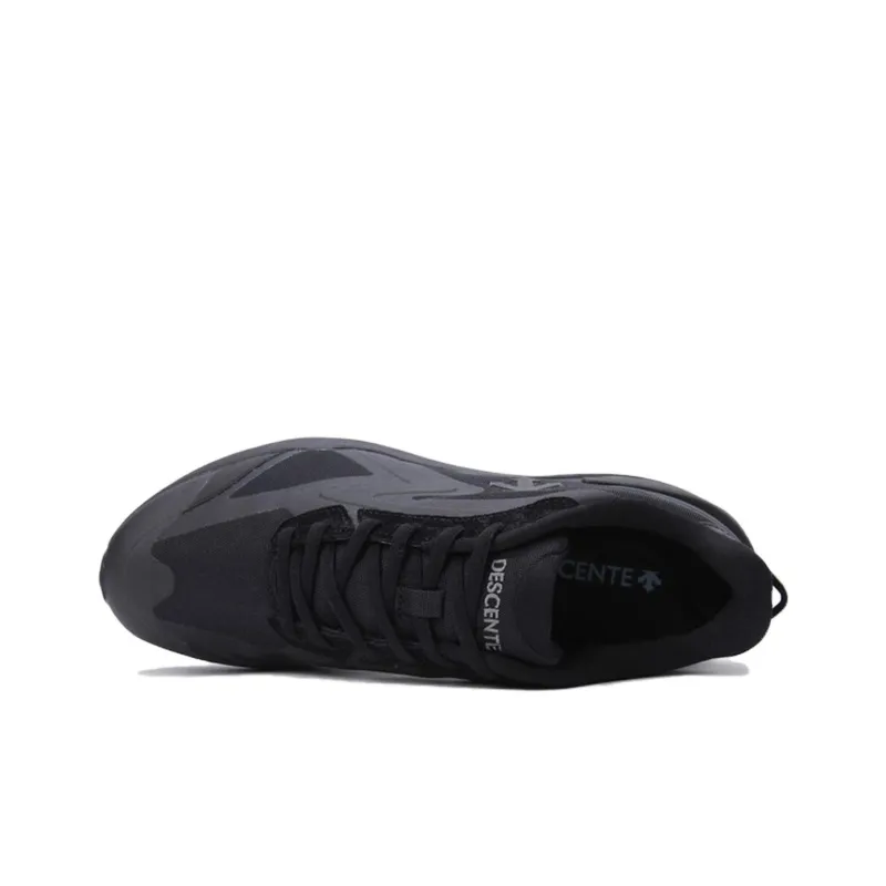 DESCENTE Anti Slip Wear Resistant Low Top Casual Shoes Unisex Black-1