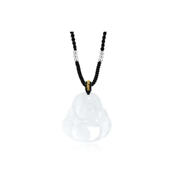 TUTAE 999 Fine Silver Glass Cat Eye Necklaces Unisex