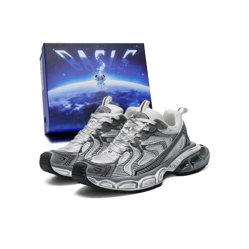 BASLS Fashion Casual Shoes Ankerle Breathable Height Increase Low Top Chunky Sneakers Unisex-27