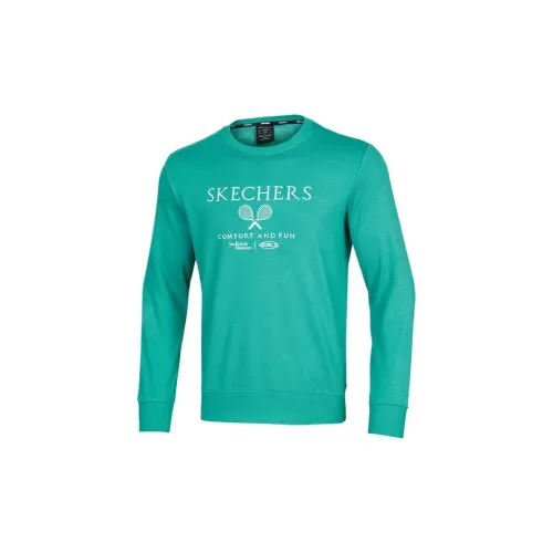 Skechers x DAYINGBOWUGUAN LIANMINGKUAN Greek Sports Series Sweatshirt Unisex Porcelain Green