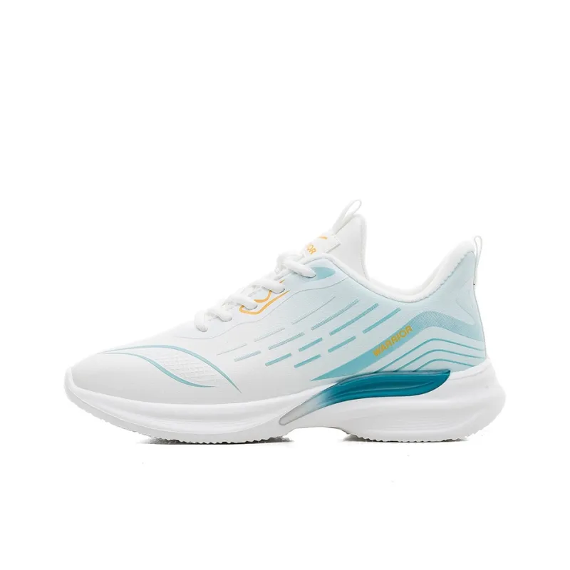 Warrior Warm Slip Resistant Low Top Casual Shoes Men's White Light Green-0