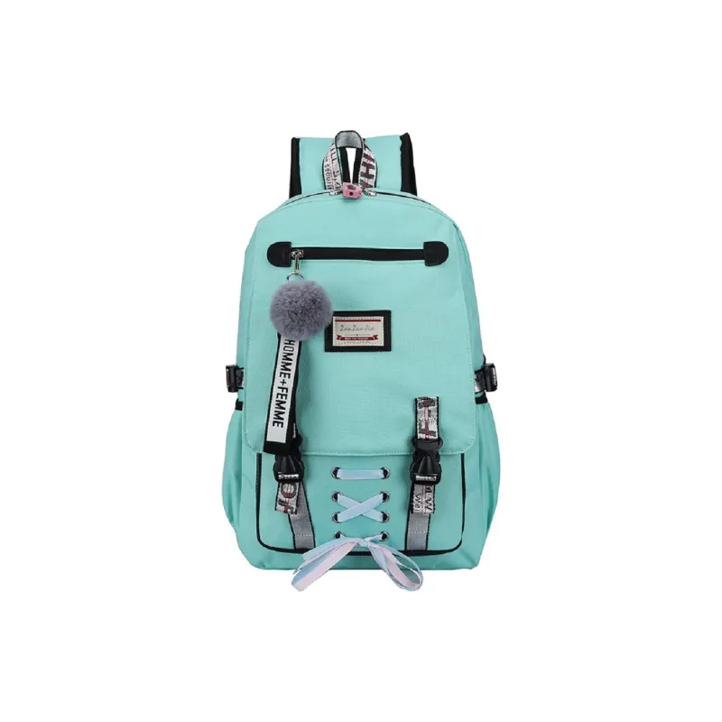ALOENEY Polyester Cotton Blend Backpack Regular Unisex Multicolor-6