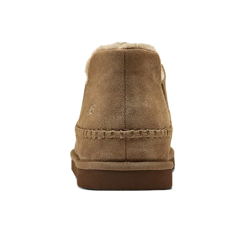 Skechers SKECHERS MENS USA Warm Wear Resistant Slip Resistant Ankle Length Snow Boots Men's Brown-4